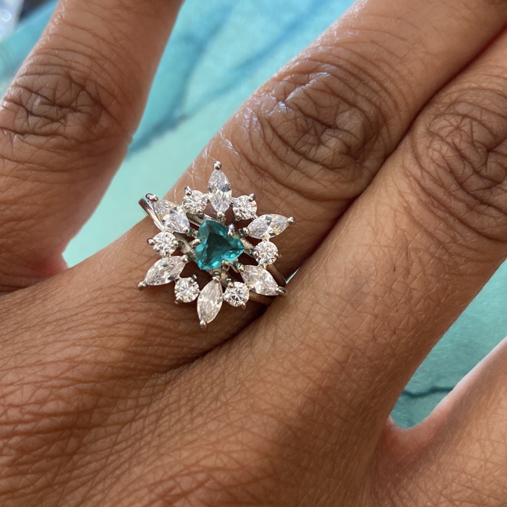 BEAUTIFUL RING - .925 Solid Sterling Silver - Topaz